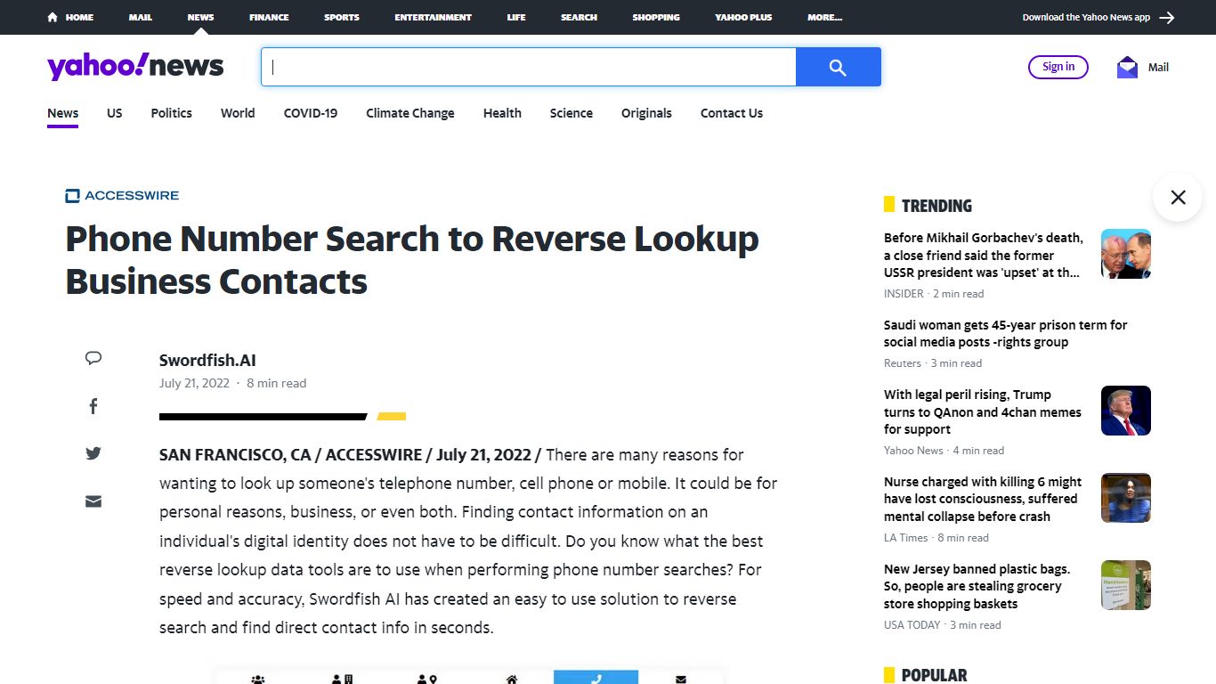 Phone Number Search to Reverse Lookup Business Contacts